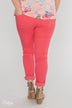 Kan Can- Punch Pink Skinny Jeans
