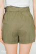 Button-Up Shorts- Olive