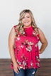 Tale Of Time Floral Babydoll Tank Top- Coral