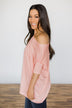 Your Everyday Casual Piko Top - Blush
