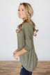 Your Everyday Casual Piko Top - Olive
