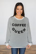 Coffee Queen Long Sleeve Top