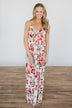 Bahama Breeze Floral Maxi Dress ~ Ivory