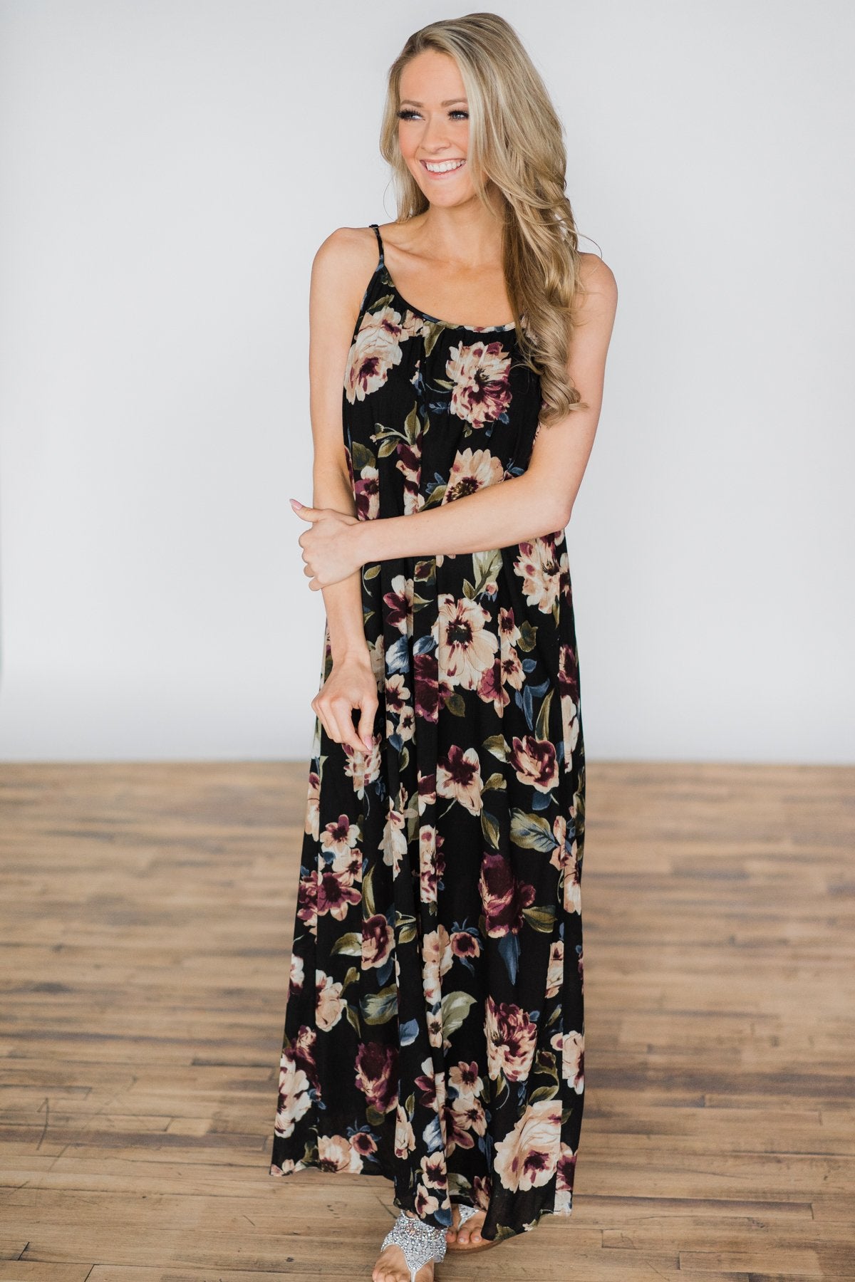 Born to Love You Floral Maxi Dress