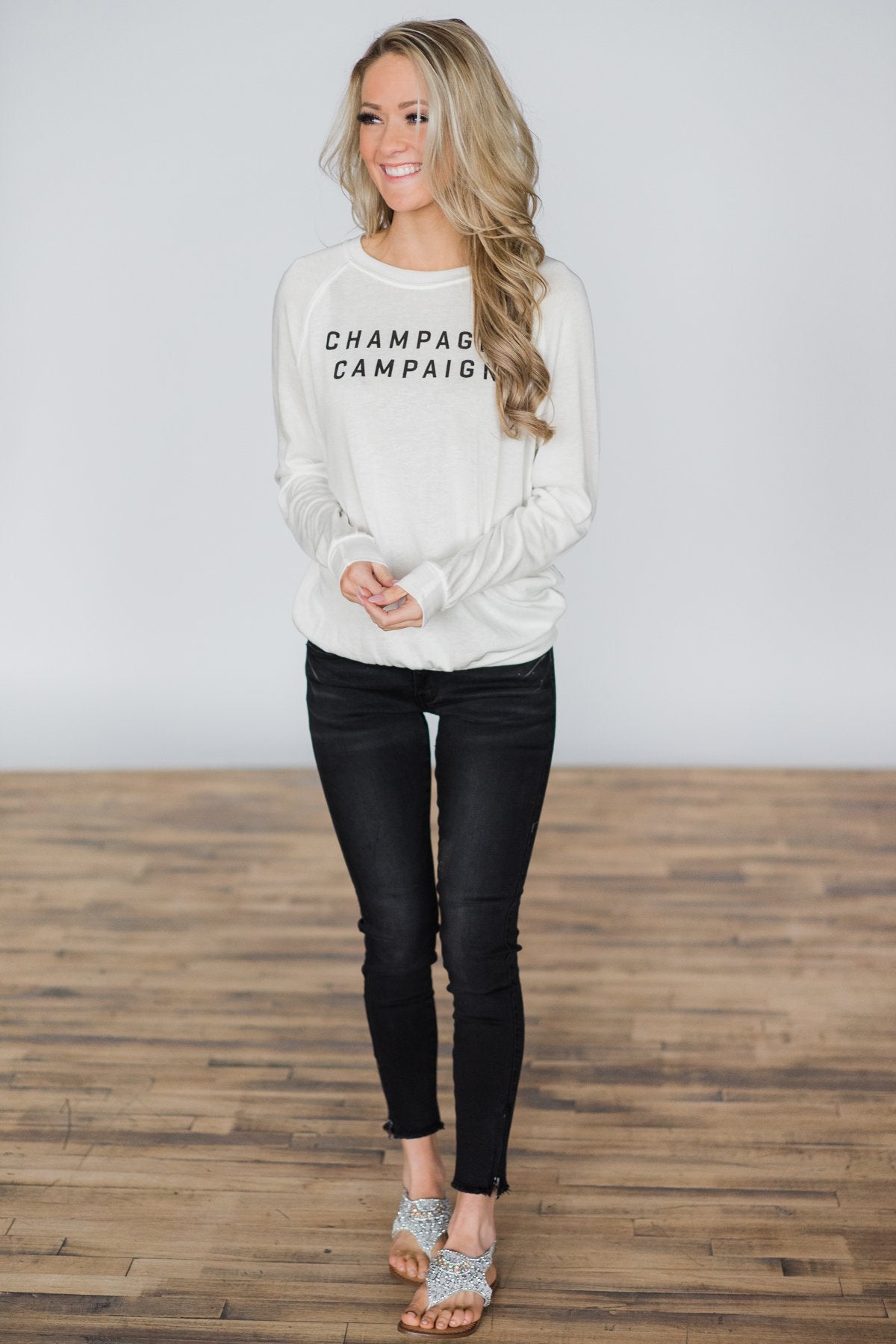 Champaign Campaign Long Sleeve Top
