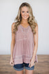 Need Your Love Tank Top- Vintage Blush