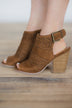 Not Rated Girl B Flossin Booties ~ Tan