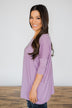 Your Everyday Casual Piko Top - Lilac