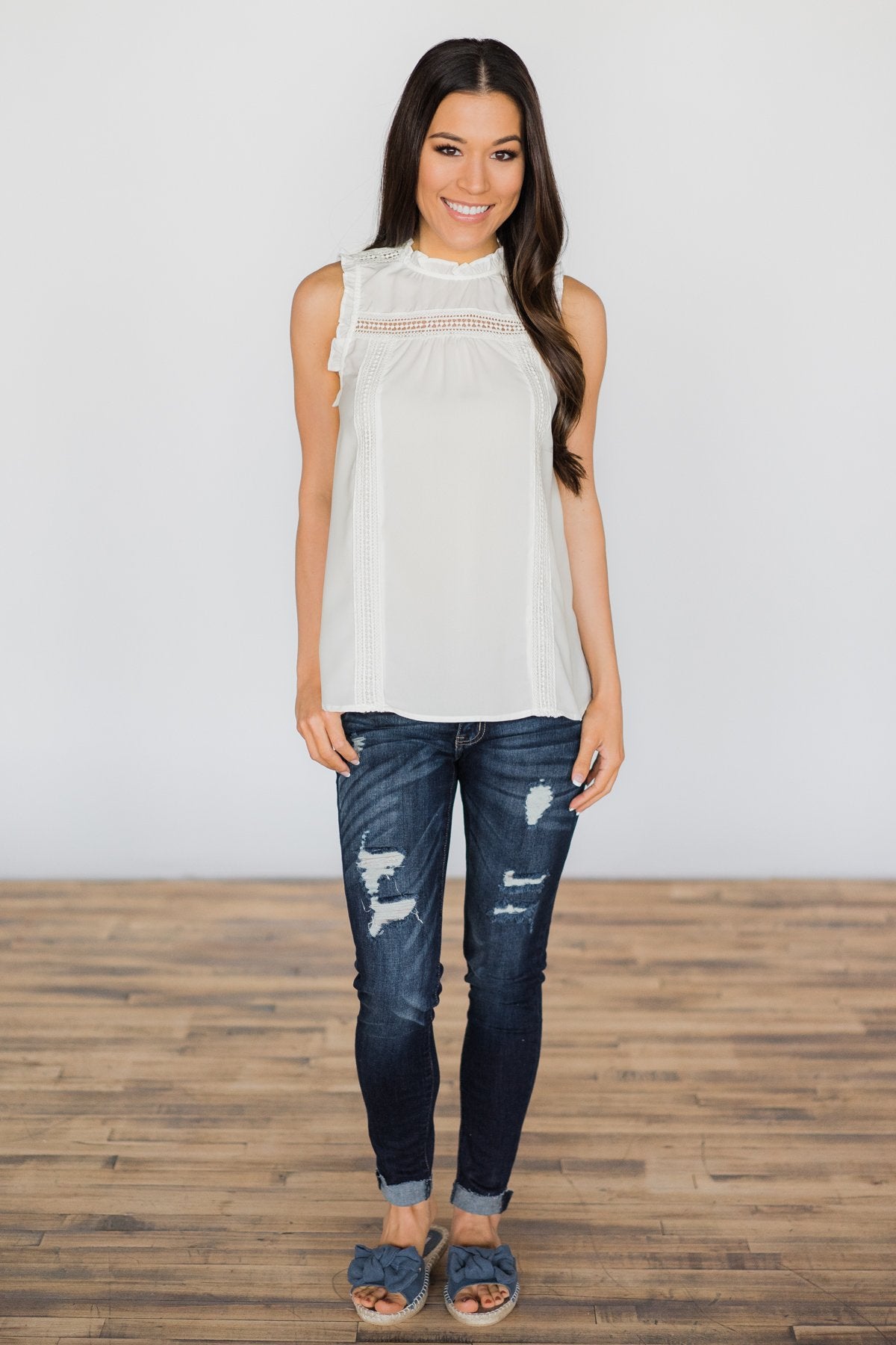 Some Kind Of Love Tank Top - Ivory