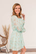 Express Yourself Mini Dress- Seafoam