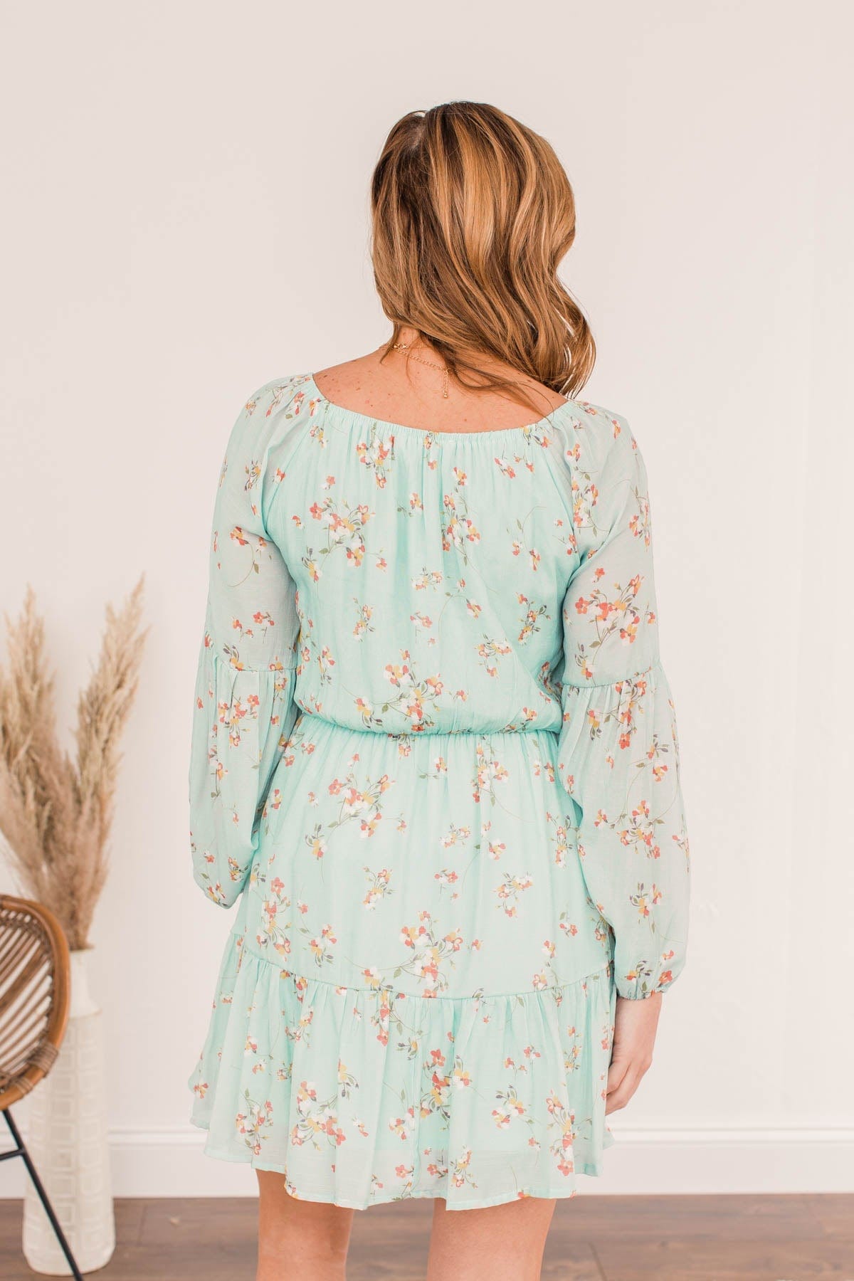 Express Yourself Mini Dress- Seafoam