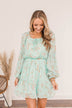 Express Yourself Mini Dress- Seafoam