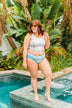 Soul Full Of Sunshine Knot Tankini Top- Striped Multi-Color