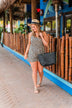 Wild Spirit Leopard Print Romper- Natural