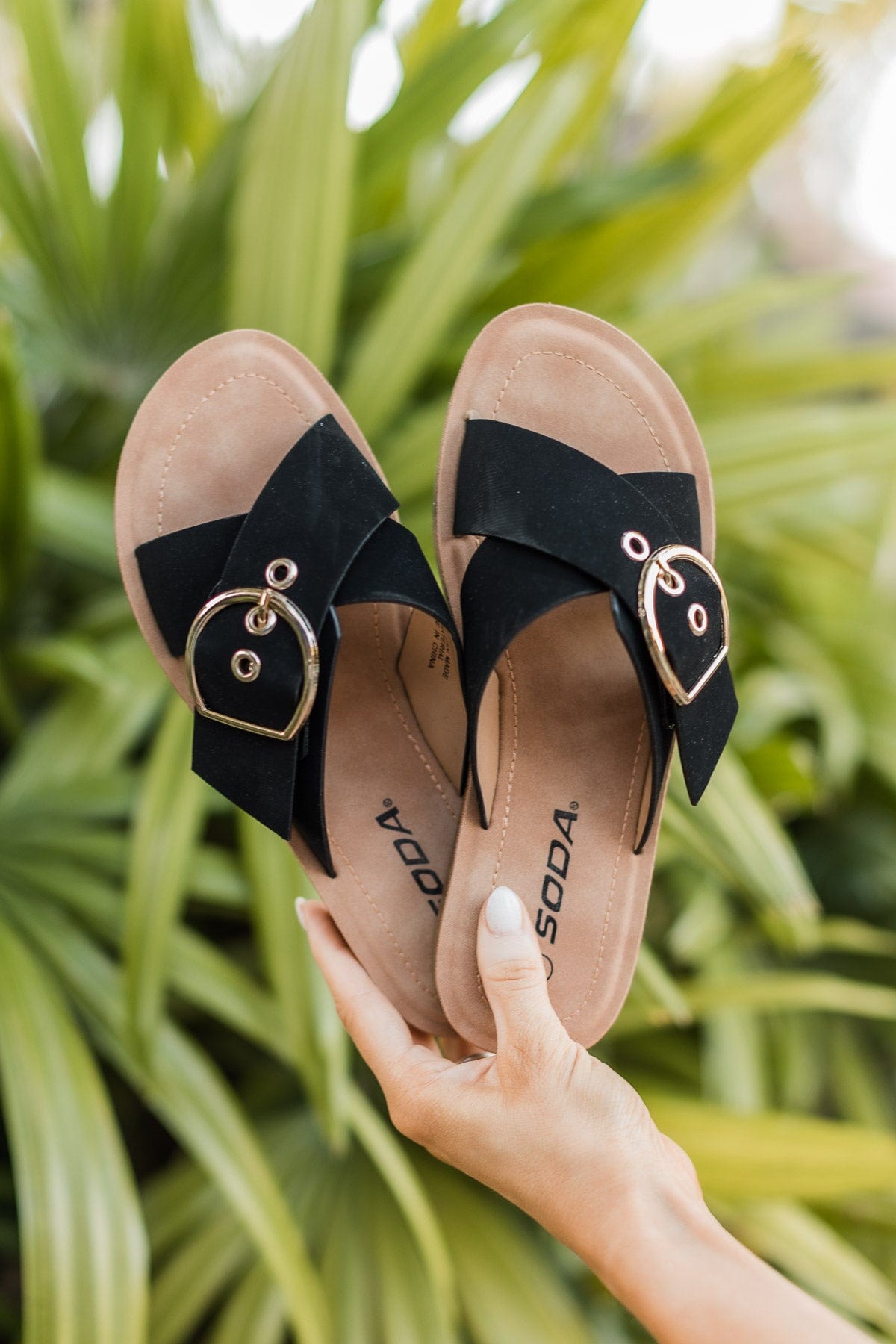 Soda slide sandals deals