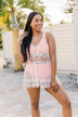Shine Like The Sun Mesh & Lace Cover Up- Ivory