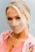 Sequin Face Covering- Rose Gold