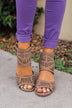 Very G Abby Block Heels- Taupe