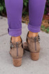 Very G Abby Block Heels- Taupe