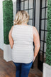 Simply Striped Tank Top- Oatmeal & Ivory