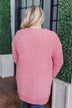 No Doubts Popcorn Cardigan- Rose Pink