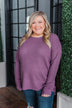 Dream About Us Knit Sweater- Deep Purple