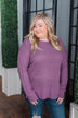 Dream About Us Knit Sweater- Deep Purple