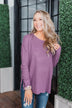 Dream About Us Knit Sweater- Deep Purple