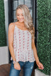 Better Together Floral Babydoll Tank Top- Ivory