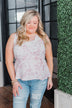 What She Wants Tie Tank Top- Light Pink
