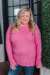 Make A Wish Knit Sweater- Bubblegum Pink
