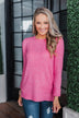 Make A Wish Knit Sweater- Bubblegum Pink