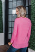 Make A Wish Knit Sweater- Bubblegum Pink