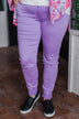 Celebrity Pink Skinny Jeans- Star Fish Purple