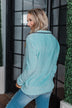 Pulse Exclusive 1/4 Zip Sherpa- Mint Blue