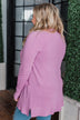 Time To Be Alive Drape Cardigan- Orchid