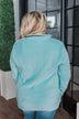 Pulse Exclusive 1/4 Zip Sherpa- Mint Blue