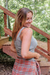 Dreaming Of This Ribbed Tank Top- Gray