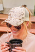 Let's Hit The Road Baseball Hat- Gold & Leopard
