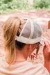 Let's Hit The Road Baseball Hat- Gold & Leopard