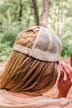 Let's Hit The Road Baseball Hat- Gold & Leopard