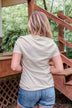"Camp More, Worry Less" Graphic Tee- Cream