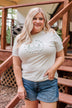 "Camp More, Worry Less" Graphic Tee- Cream