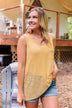 Live For The Sunshine Knit Tank Top- Yellow