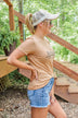"Live The Wild Life" Graphic Tee- Beige