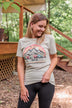 "Hike More, Worry Less" Graphic Tee- Beige