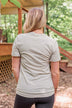 "Hike More, Worry Less" Graphic Tee- Beige