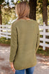 Reaching Out To You Knit Sweater- Olive