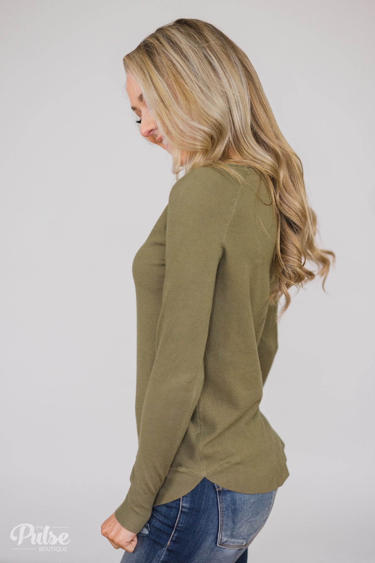Butter Me Up Sweater - Olive