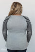 Merry Christmas Striped Long Sleeve Top